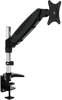 Gas Spring Desk Mount for Monitor 15-27\" 360mm Black - Techly ICA-LCD 111-BK