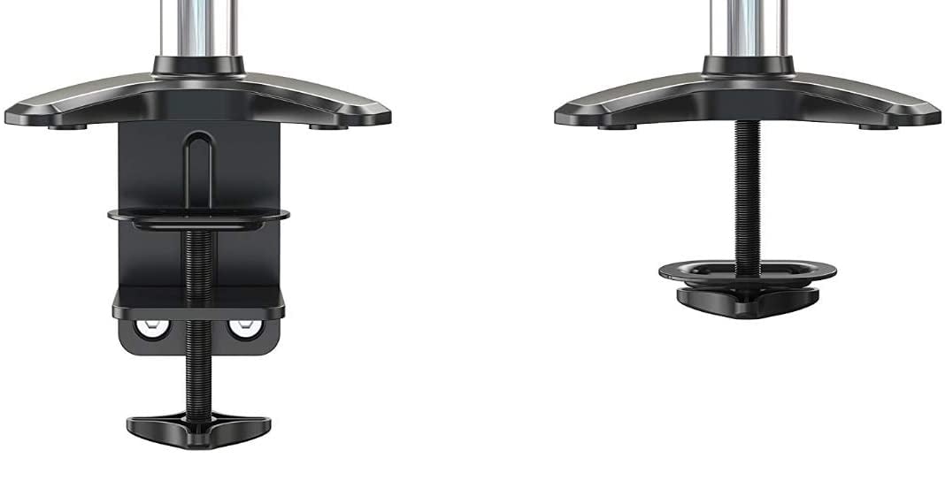 Supporto Tubolare a Gas da Scrivania per Monitor 15-27'' 360mm Nero - Techly ICA-LCD 111-BK