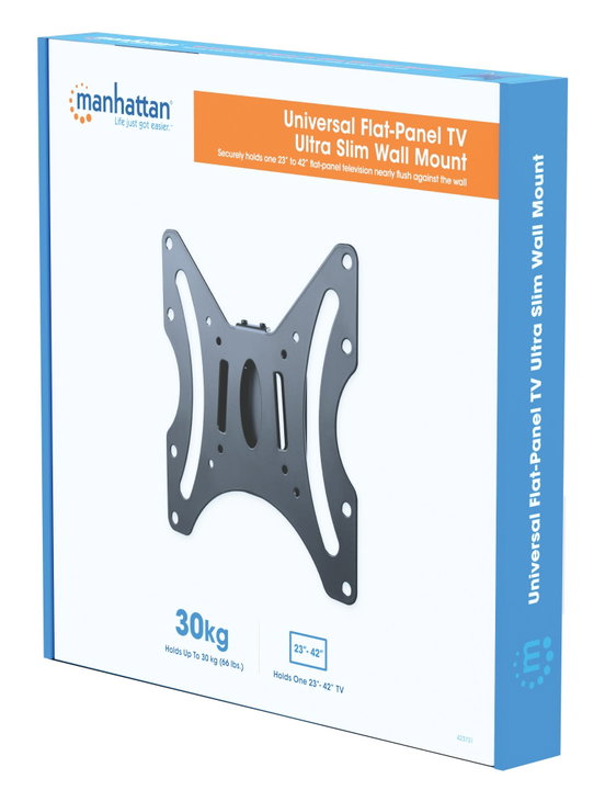 Universal Ultra Slim Wall Mount for Flat-Panel TV 23-42\" - Manhattan ICA-LCD 114BM