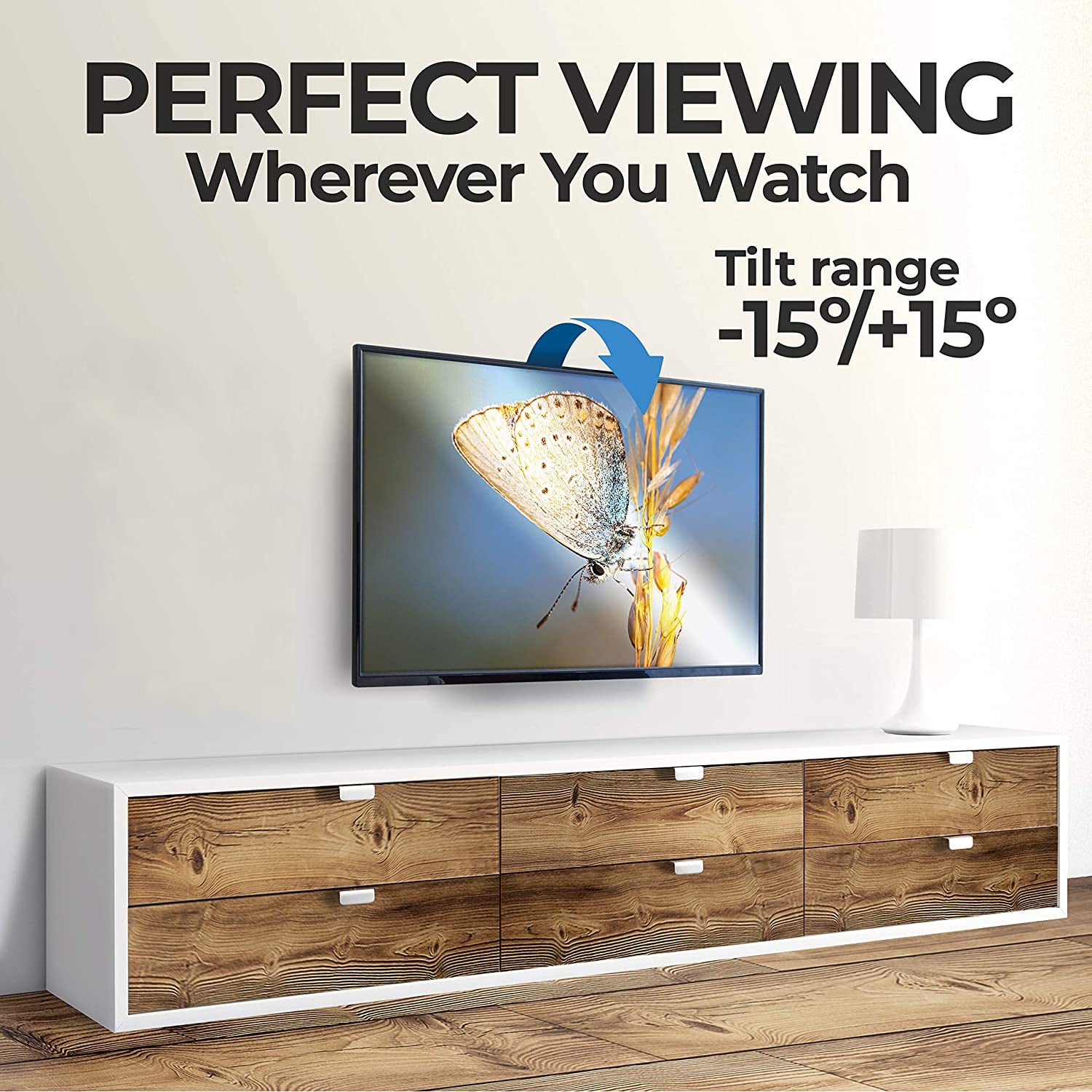 Wall Mount for 13 LED TV - 30 " Full Motion White - Techly ICA-LCD 201 Wh