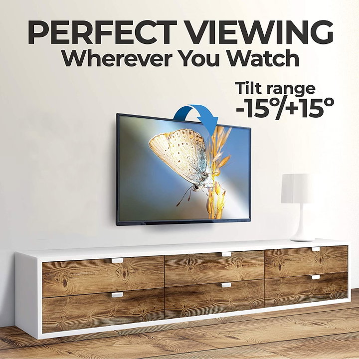 Supporto a Muro per TV LED LCD 13"-30" Full Motion Bianco - Techly ICA-LCD 201WH