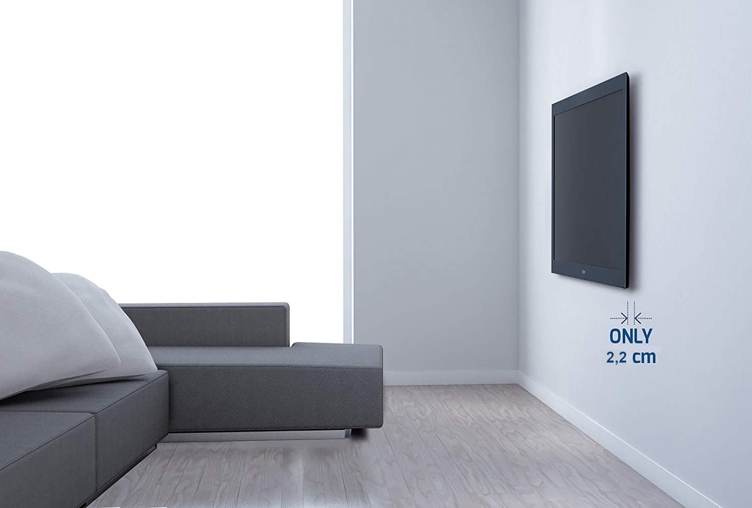 Staffa a Muro Slim per OLED TV 32-65'' Nero - Techly ICA-LCD 24O