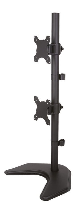 Supporto da scrivania per 2 monitor 13-27" con base o vite passante - Techly ICA-LCD 2520V