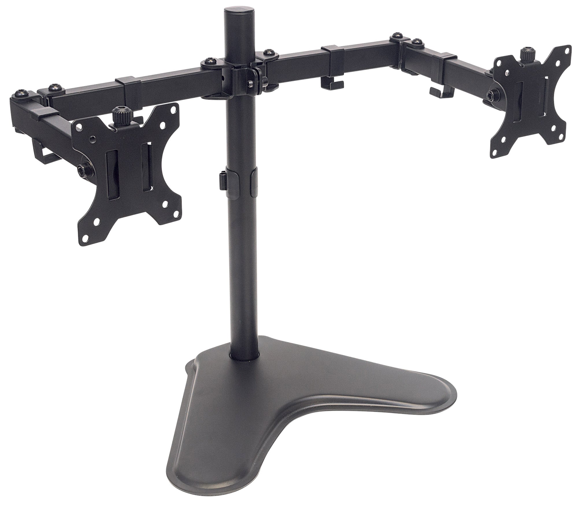Supporto da Scrivania per 2 Monitor 13-32'' con Base e Doppio Snodo - Manhattan ICA-LCD 2524M