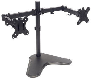 Supporto da Scrivania per 2 Monitor 13-32" con Base - Manhattan ICA-LCD 2524M