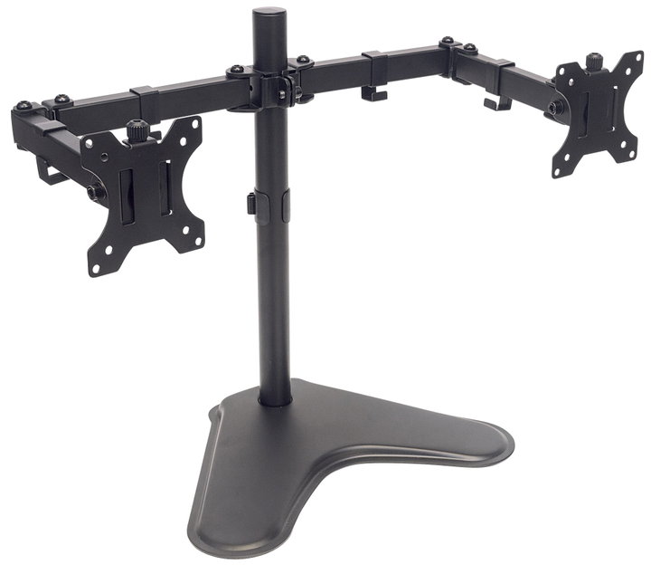 Supporto da Scrivania per 2 Monitor 13-32" con Base - Manhattan ICA-LCD 2524M