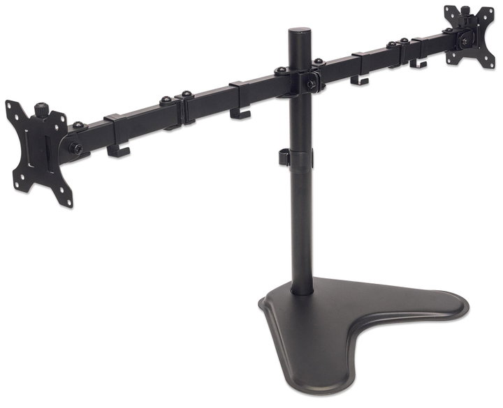 Supporto da Scrivania per 2 Monitor 13-32" con Base - Manhattan ICA-LCD 2524M