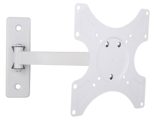 Supporto a Muro per TV LED LCD 19-37" Inclinabile 2 Snodi Bianco - Techly ICA-LCD 2901WH