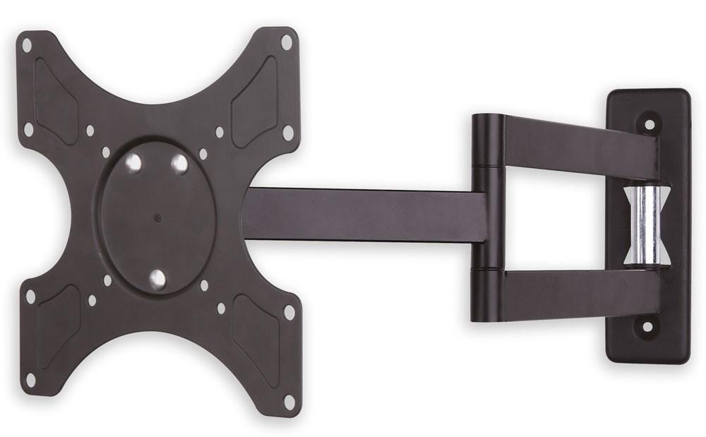 Supporto a muro per TV LED LCD 19-37'' inclinabile 3 snodi nero - Techly ICA-LCD 2903