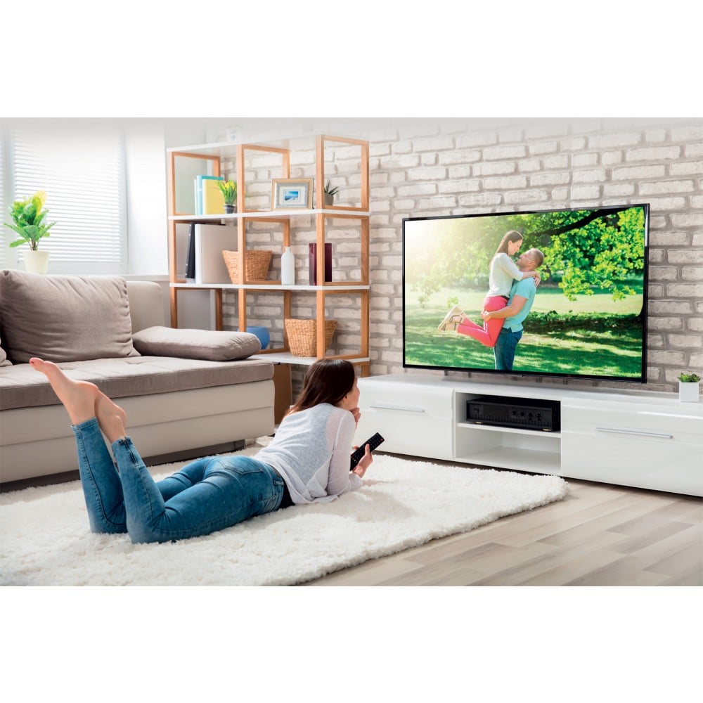Supporto a Muro per TV LED LCD 19-37'' Inclinabile 3 Snodi Bicolor Bianco Nero - Techly ICA-LCD 2903BICOL