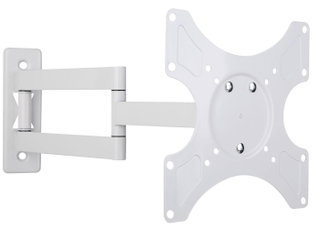 Supporto a Muro per TV LED LCD 19-37" Inclinabile 3 Snodi Bianco - Techly ICA-LCD 2903WH