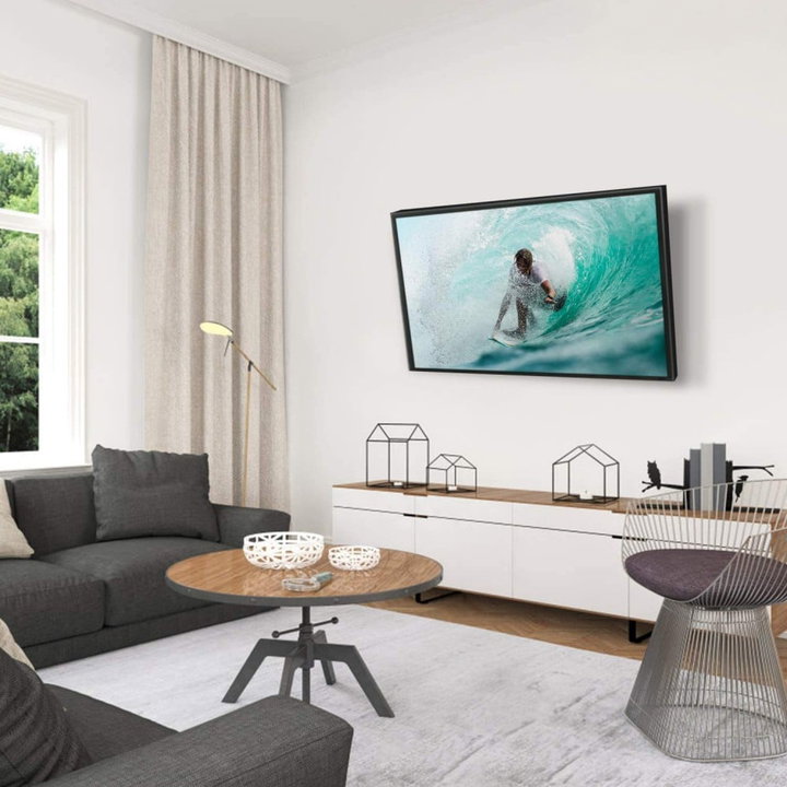 Supporto a Muro per TV LED LCD 19-37" Inclinabile 3 Snodi Bianco - Techly ICA-LCD 2903WH