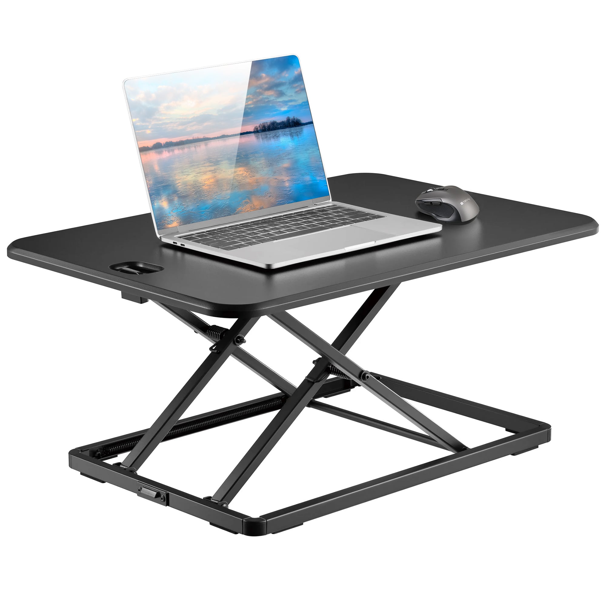 Sit Stand Ultra Slim Desk Converter Adjustable Height - Techly ICA-LCD 302