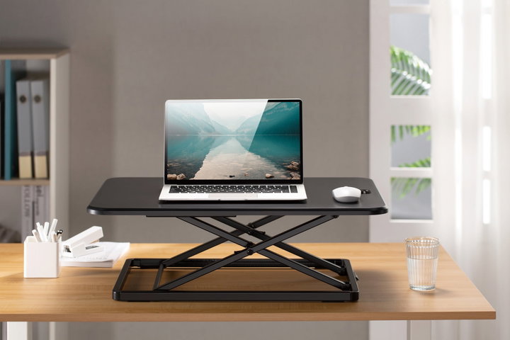 Convertitore da Scrivania Sit Stand Altezza Regolabile Ultra Slim - Techly ICA-LCD 302