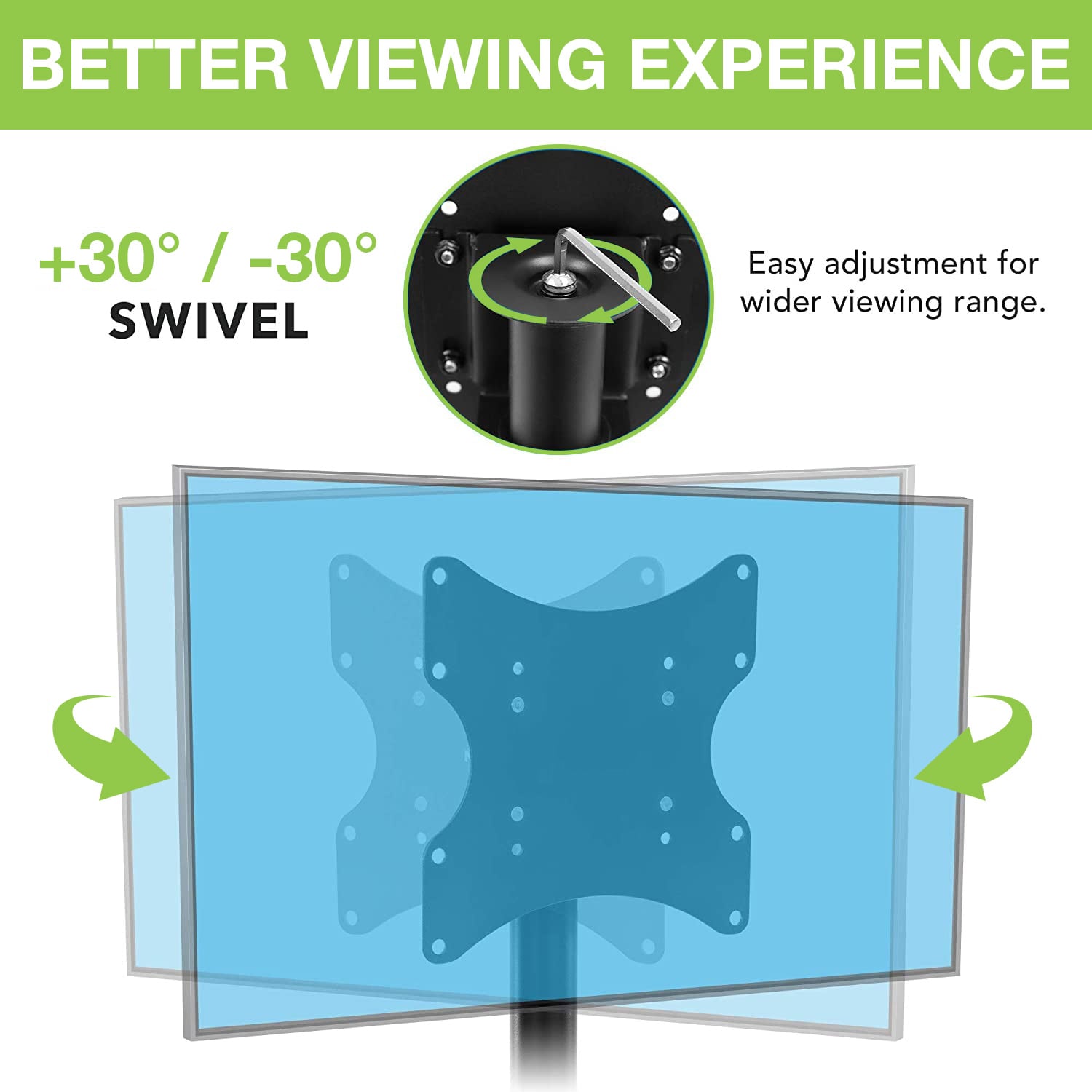 Supporto Universale da Tavolo per TV LED/LCD 23-43'' Nero - Techly ICA-LCD 316S