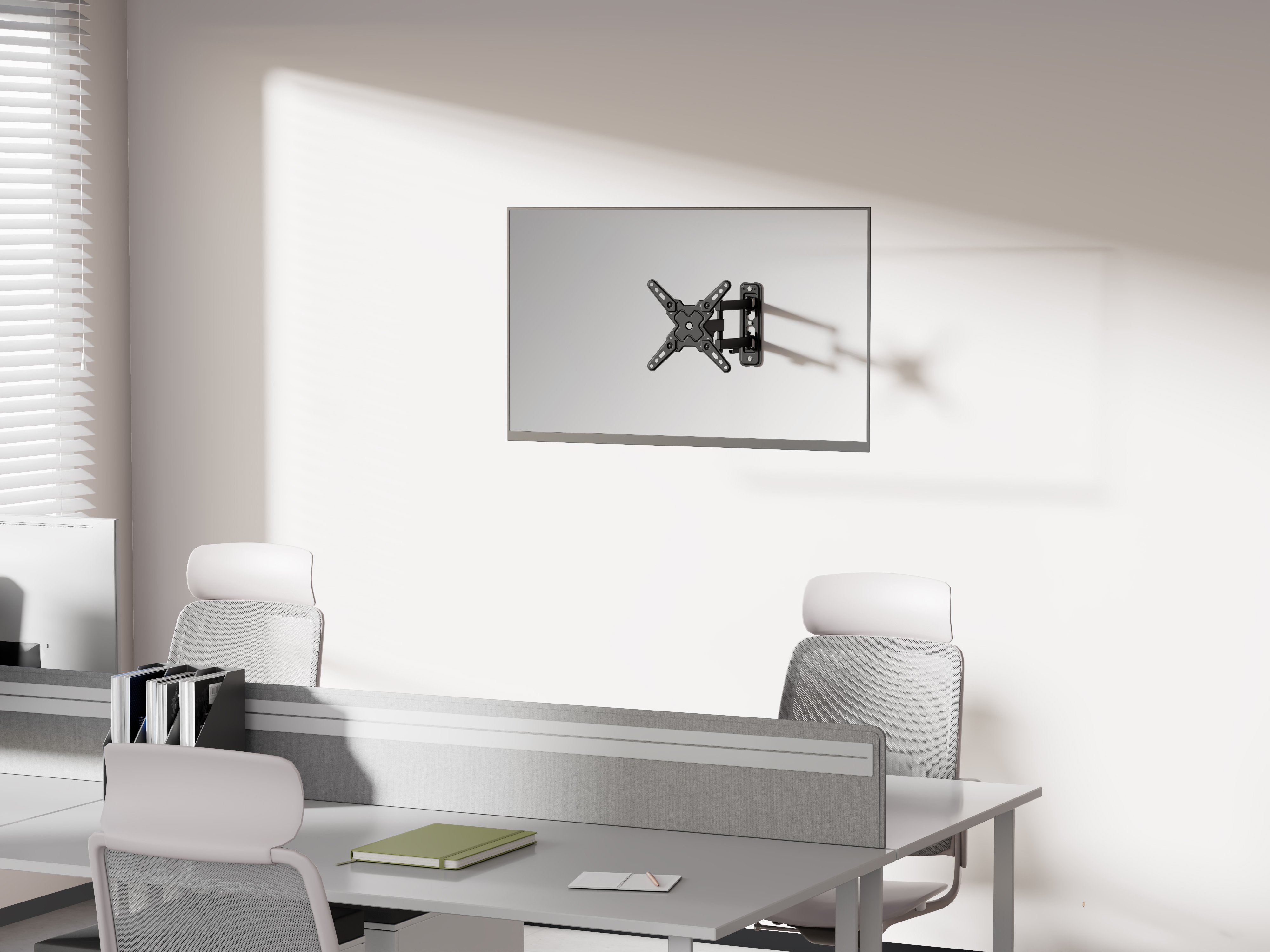 Supporto a Muro Universale 3 Snodi per TV LED-LCD 13-43'' Nero - Techly ICA-LCD 423