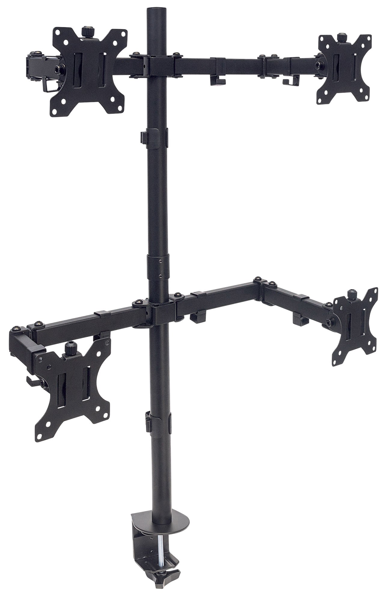 Desk support for 4 Monitor 13 - 32 " with Clamp - Manhattan ICA-LCD 461 -Q
