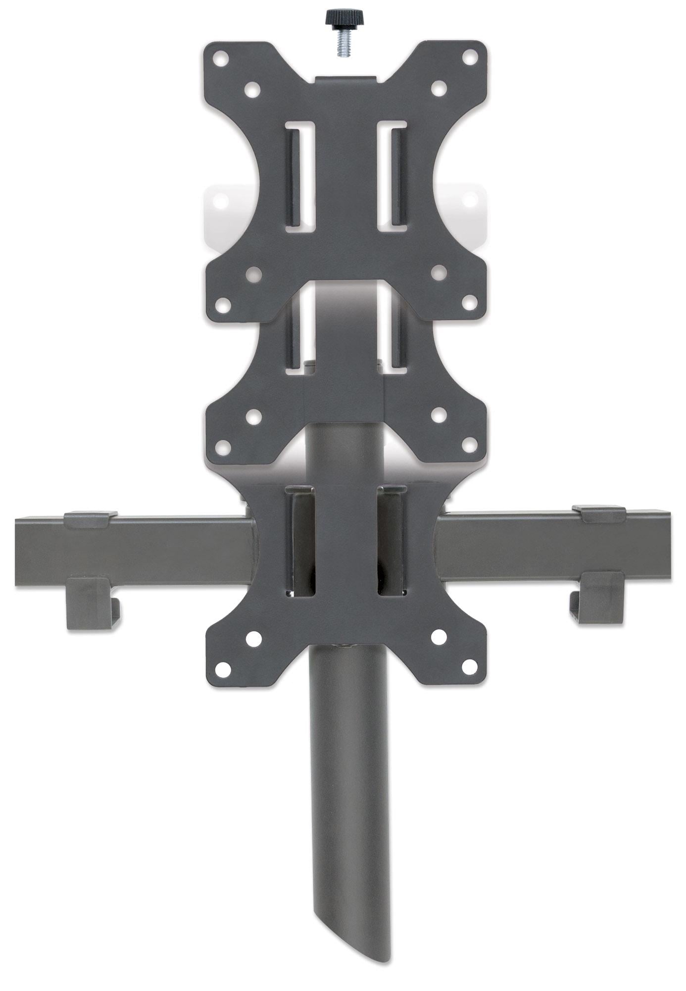 Desk support for 3 Monitor 13 - 27 " with Clamp - Manhattan ICA-LCD 461 -T