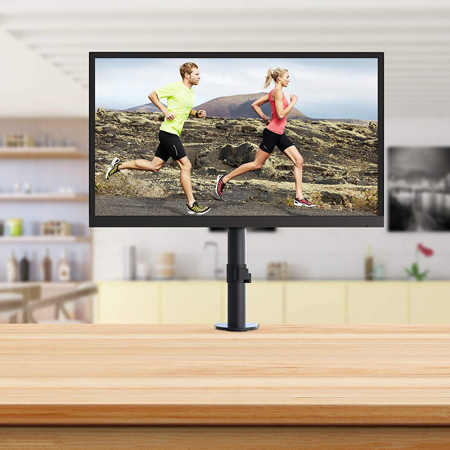 Supporto da Scrivania per Monitor 13-30'' Braccio Corto Inclinabile - Techly ICA-LCD 500BK