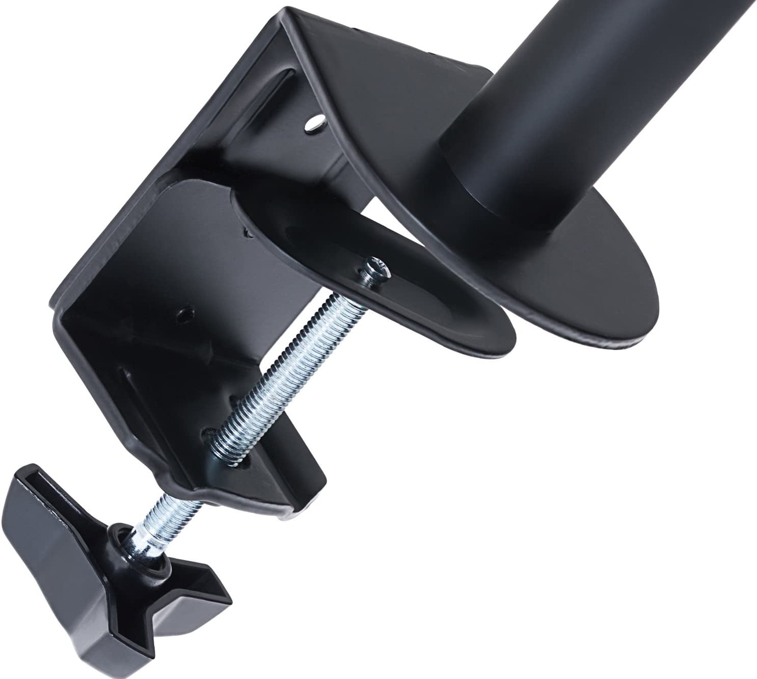 Supporto da Scrivania per Monitor 13-27'' Doppio Snodo di Regolazione - Techly ICA-LCD 503BK2