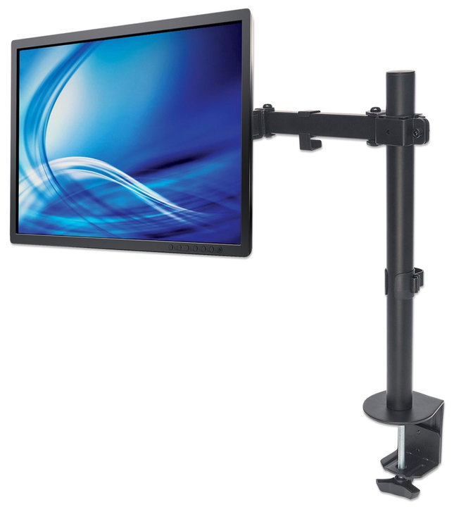 Supporto da Scrivania per Monitor 13-32" Doppio Snodo - Manhattan ICA-LCD 503M