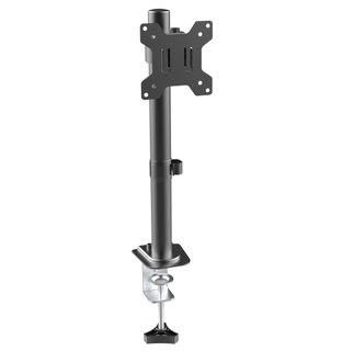Supporto da Scrivania con Morsetto per Monitor 13-32" Braccio Corto Inclinabile - Techly ICA-LCD 510BK