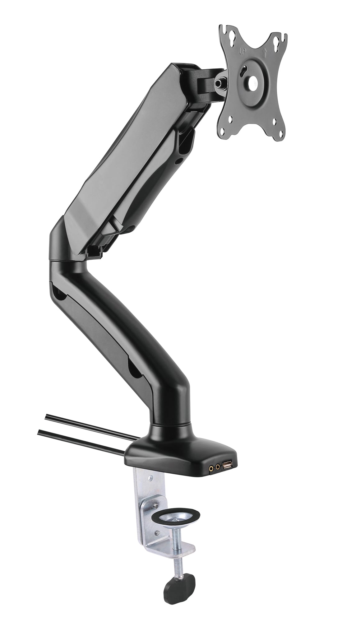 Supporto da Scrivania per Monitor 13-27'' con USB e audio - Techly ICA-LCD 514