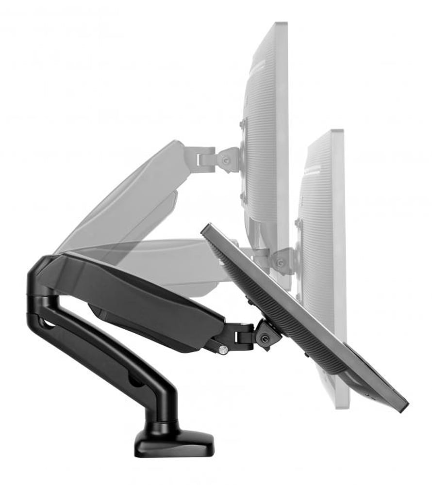 Supporto da Scrivania per Monitor 13-27'' con USB e audio - Techly ICA-LCD 514