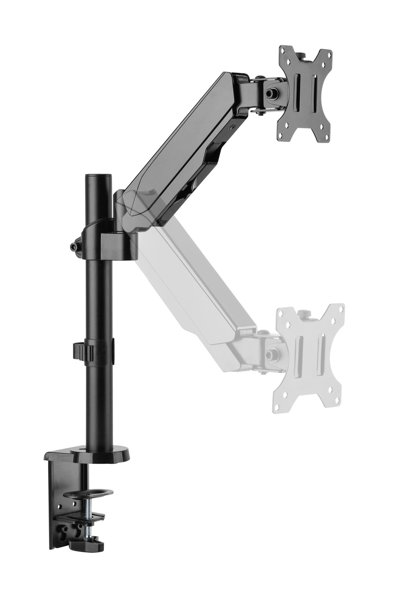 Supporto da Scrivania per Monitor 17-32'' con Molla a Gas Estensione 306 mm - Techly ICA-LCD 515B