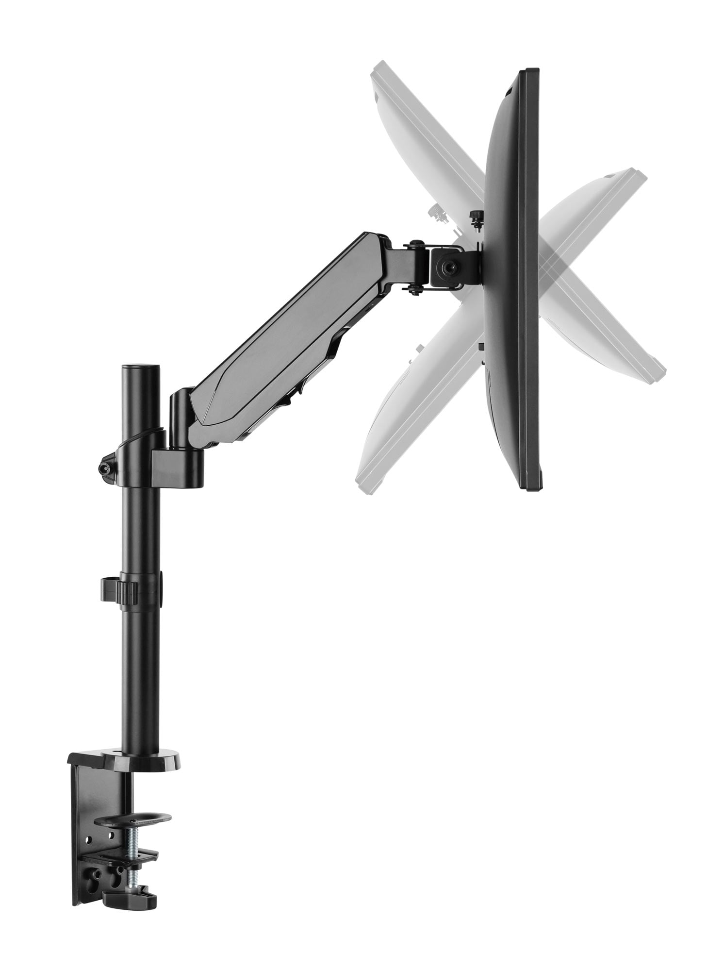 Supporto da Scrivania per Monitor 17-32'' con Molla a Gas Estensione 306 mm - Techly ICA-LCD 515B