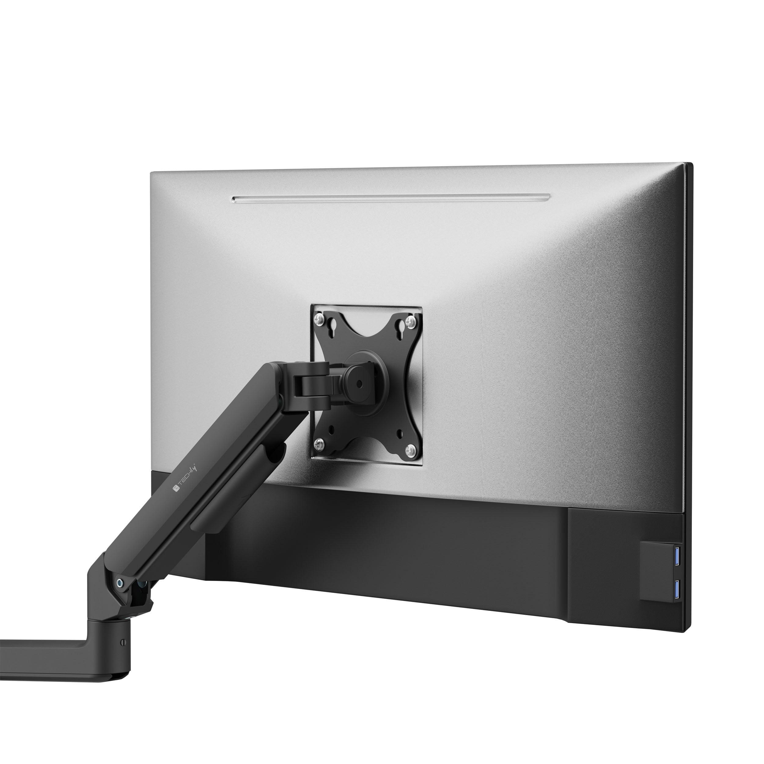 Supporto da Scrivania per Monitor 17-32'' con Molla a Gas Estensione 501 mm - Techly ICA-LCD 519B
