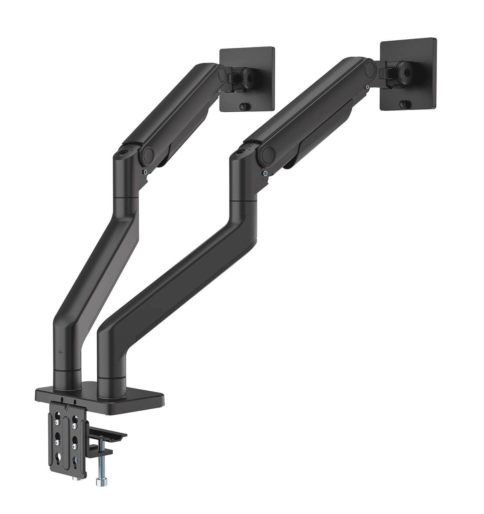 Supporto da Scrivania per Doppio Monitor 17-45'' con Molla Meccanica in Alluminio - Manhattan ICA-LCD 545