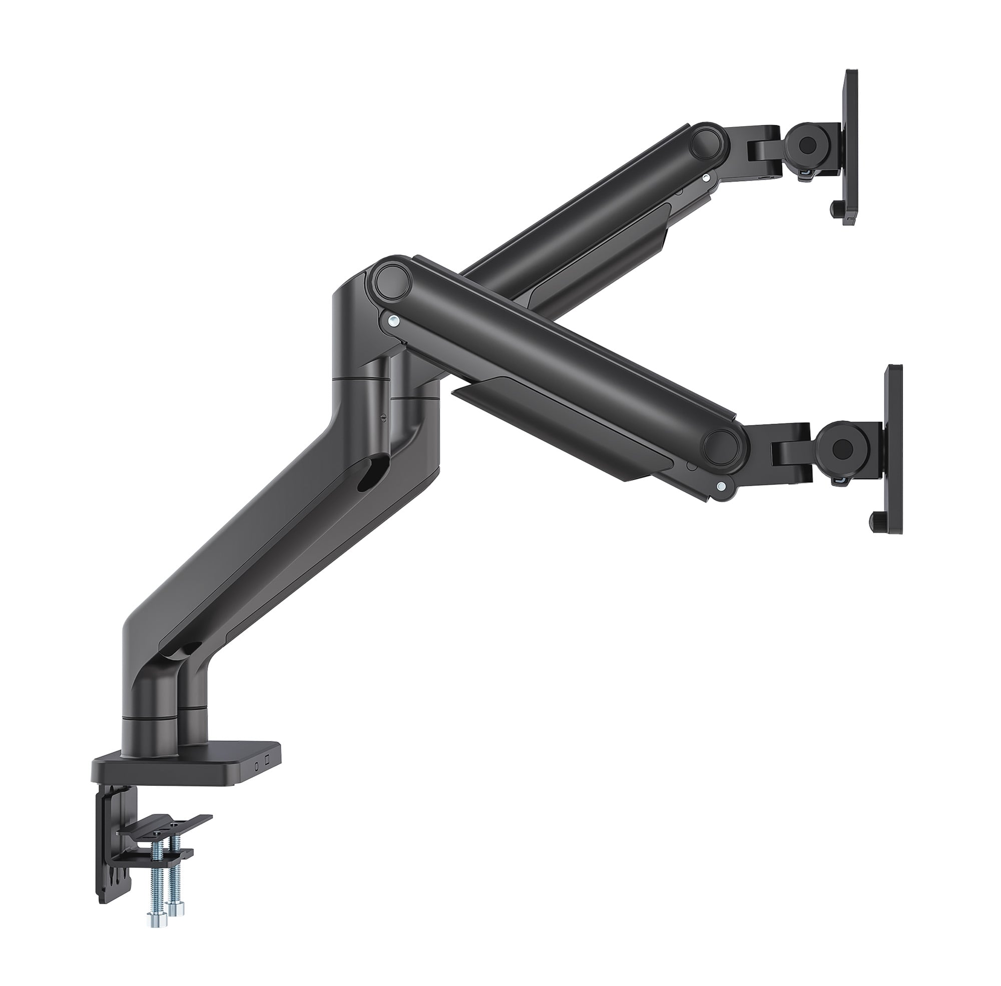 Supporto da Scrivania per Doppio Monitor 17-45'' con Molla Meccanica in Alluminio - Manhattan ICA-LCD 545