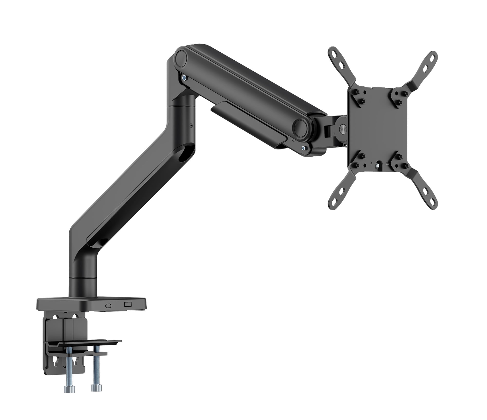 Supporto da Scrivania per Monitor Singolo 17-49'' con Molla Meccanica in Alluminio - Manhattan ICA-LCD 549