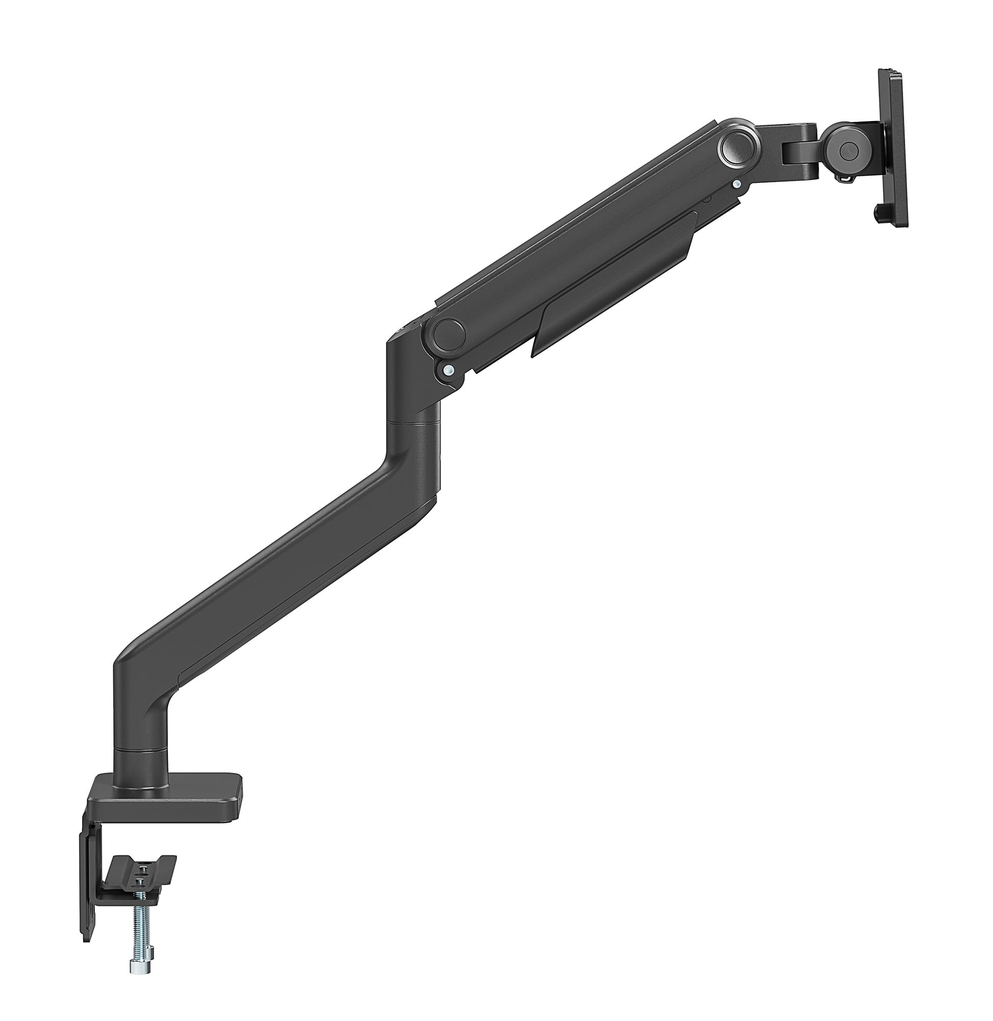 Supporto da Scrivania per Monitor Singolo 17-49'' con Molla Meccanica in Alluminio - Manhattan ICA-LCD 549