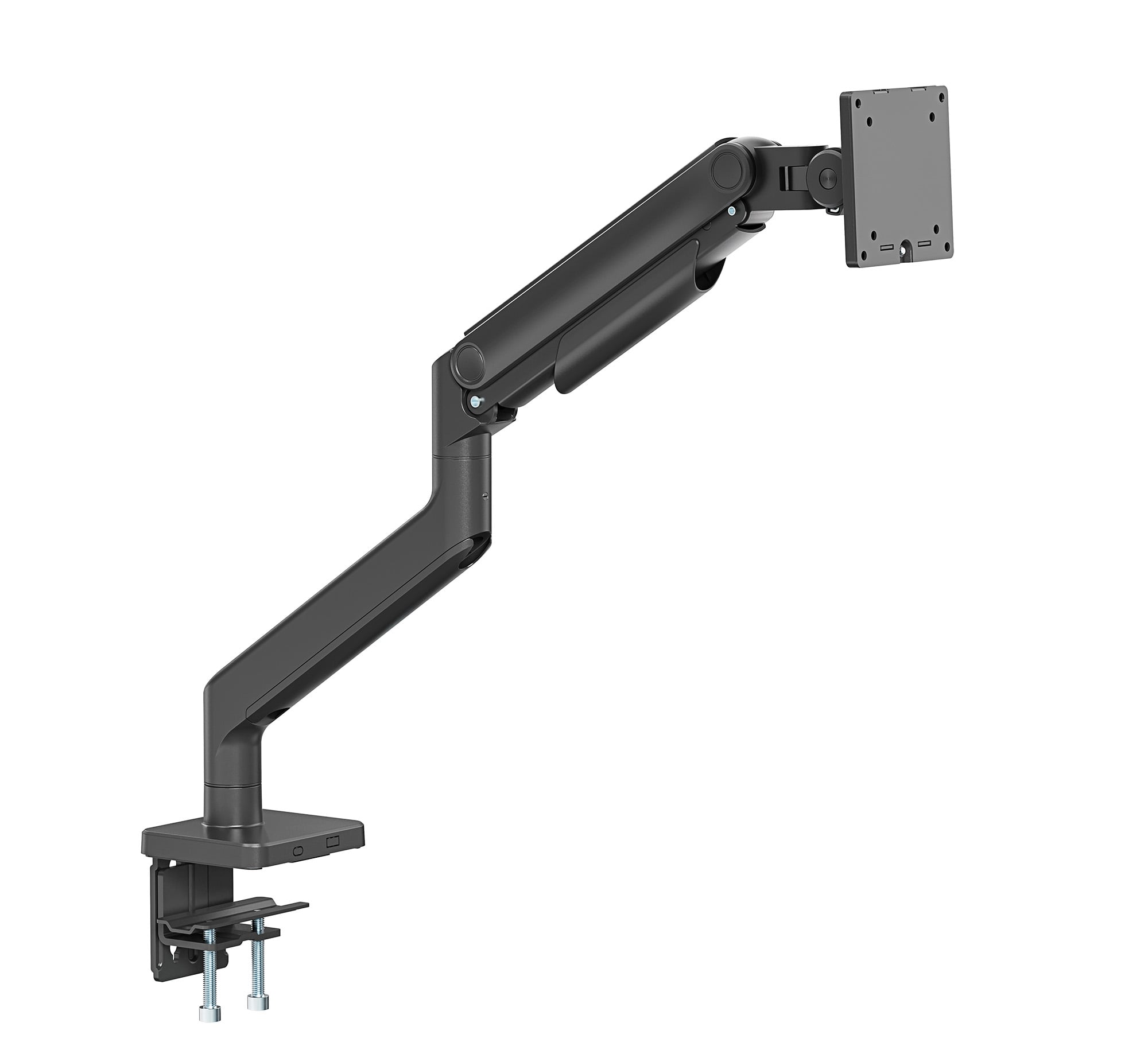 Supporto da Scrivania per Monitor Singolo 17-49'' con Molla Meccanica in Alluminio - Manhattan ICA-LCD 549