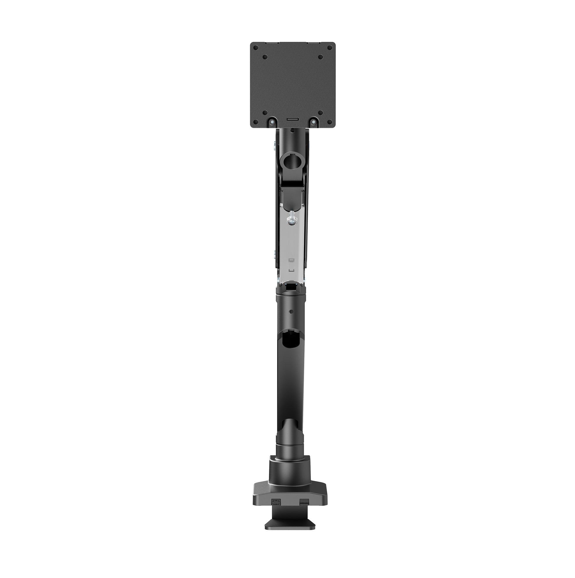 Supporto da Tavolo per Monitor Singolo 17-57'' con Molla a Gas in Alluminio Ultra Resistente con Porte - Manhattan ICA-LCD 557