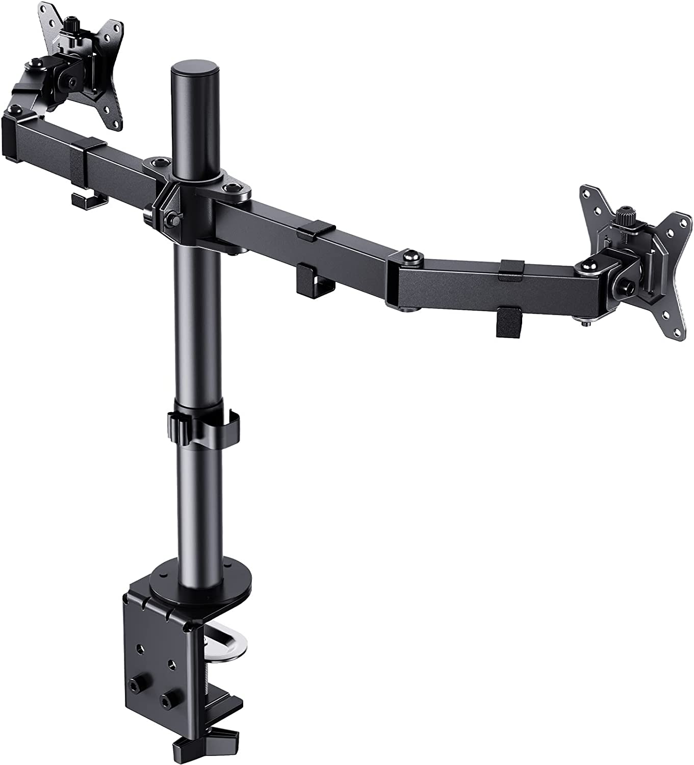 Supporto da Scrivania per 2 Monitor 13-32'' a Morsetto - Techly ICA-LCD 582-D