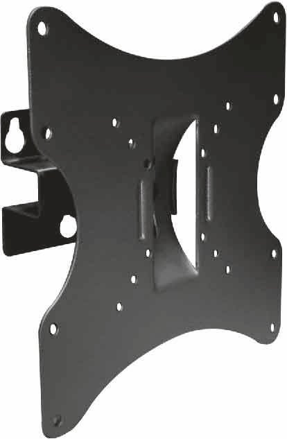 Supporto a Muro Inclinabile per TV 17-42'' Nero - Techly ICA-LCD 902