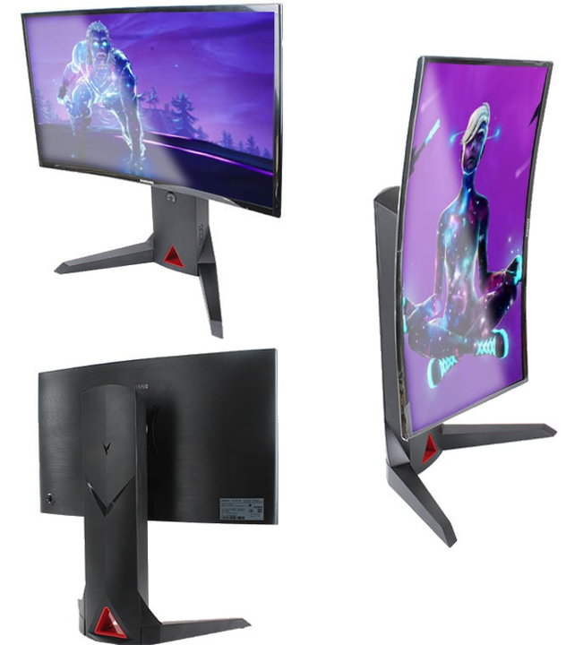 Supporto da Scrivania per Monitor Gaming LCD 17-32" Nero - Techly NP ICA-LCD G27