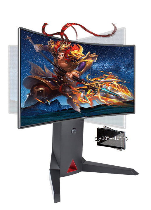Supporto da Scrivania per Monitor Gaming LCD 17-32" Nero - Techly NP ICA-LCD G27