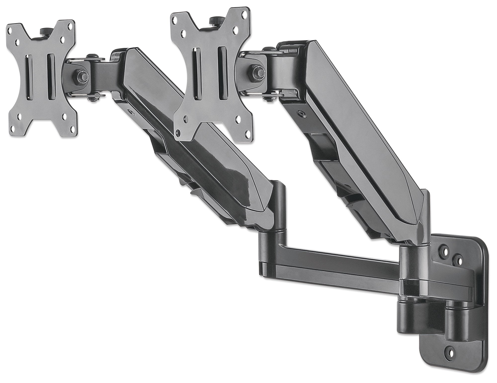 Staffa a Muro con Molla a Gas per due Monitor 17-32'' - Manhattan ICA-LCD G27MH