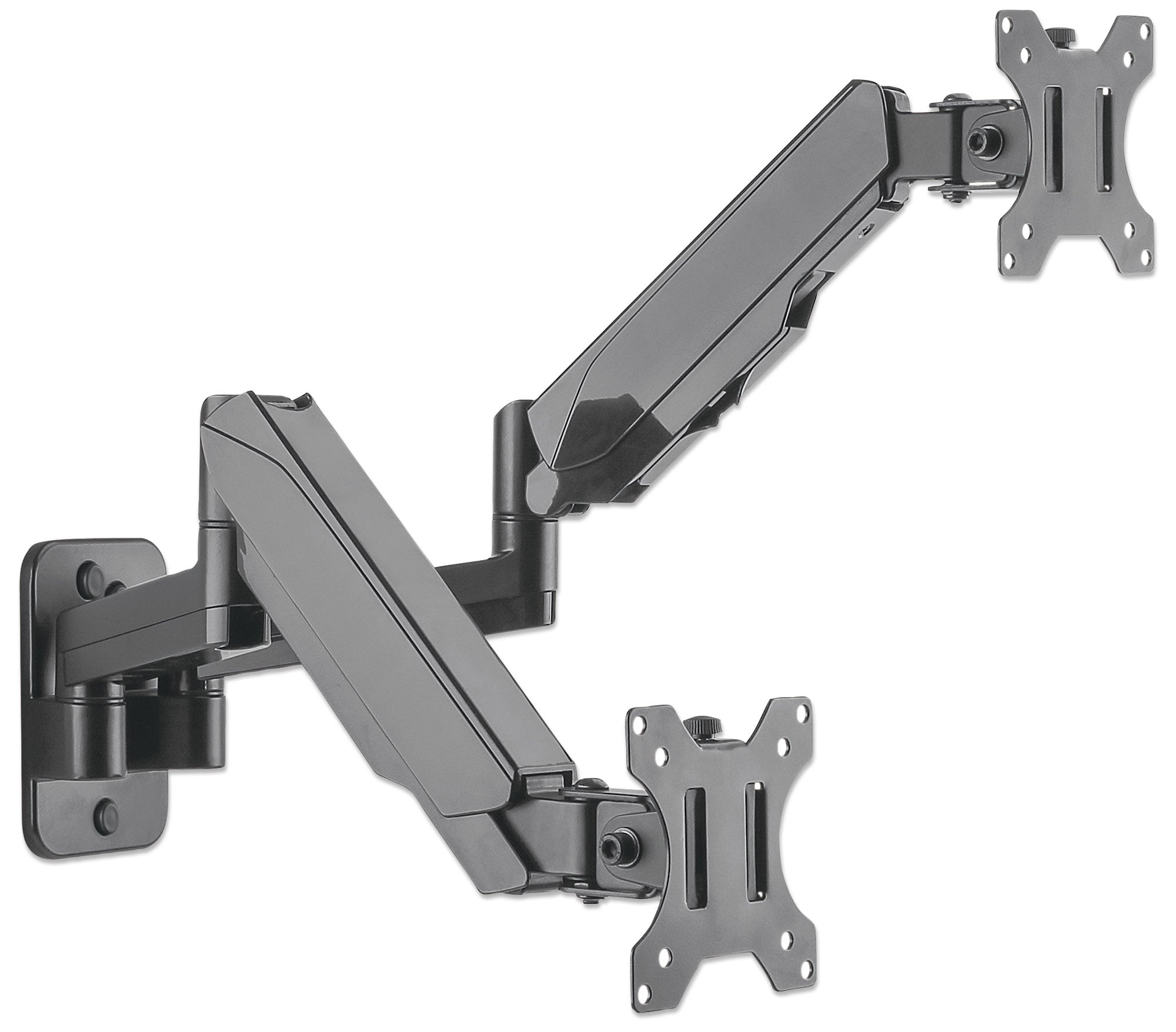 Staffa a Muro con Molla a Gas per due Monitor 17-32'' - Manhattan ICA-LCD G27MH