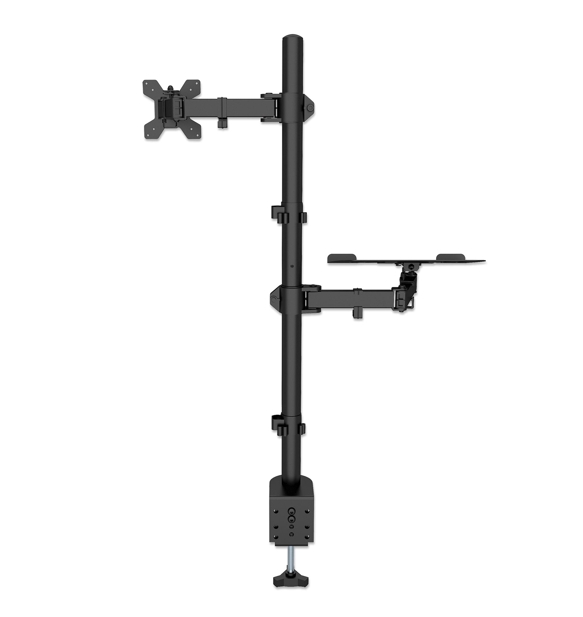 Supporto da Scrivania Braccio per Monitor 13-32'' e Mensola per Laptop - Manhattan ICA-LCD NTB136