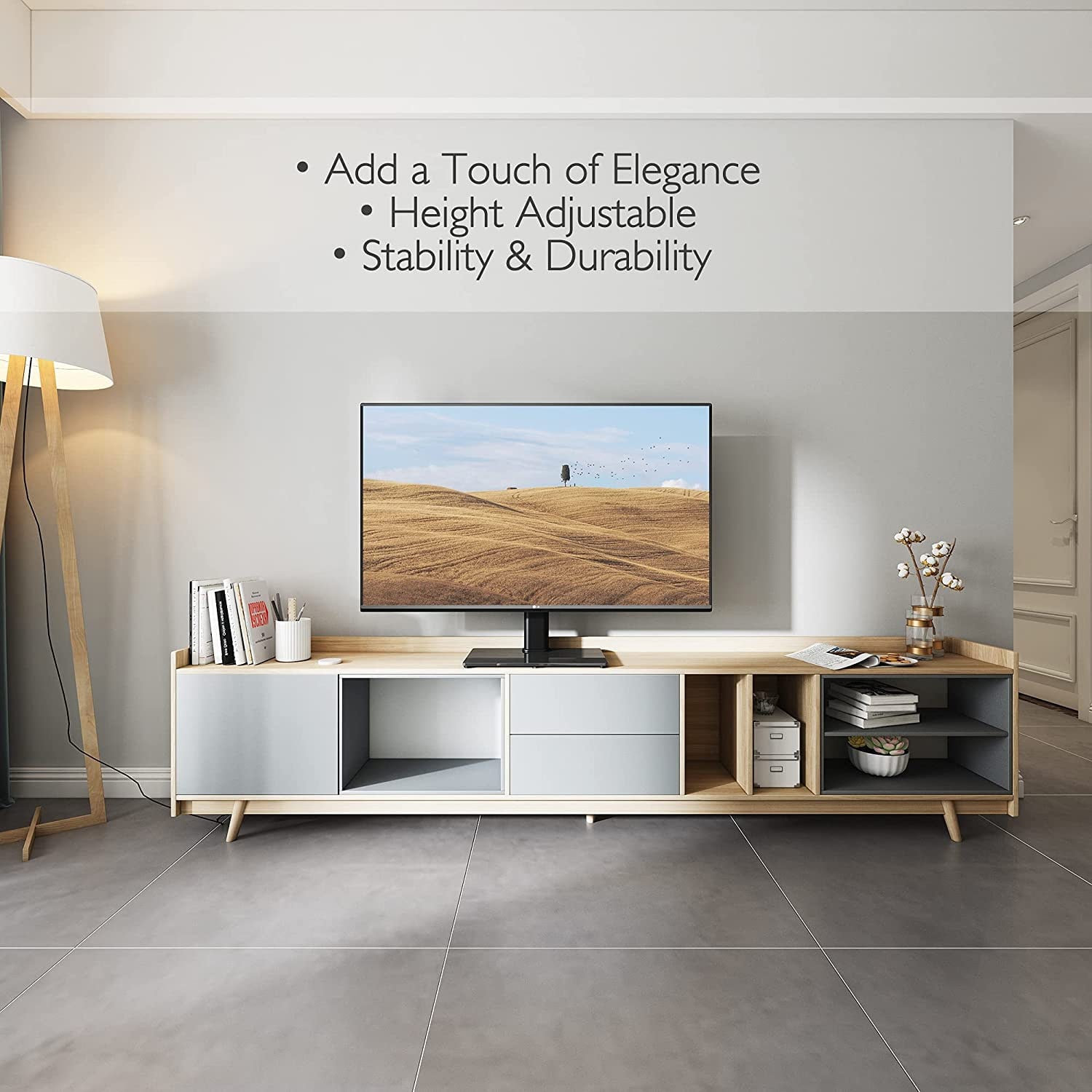 Supporto Universale da Tavolo per TV da 32'' a 65'' - Techly ICA-LCD S07L