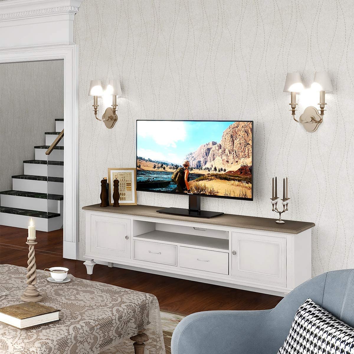 Supporto Universale da Tavolo per TV da 32'' a 65'' - Techly ICA-LCD S07L