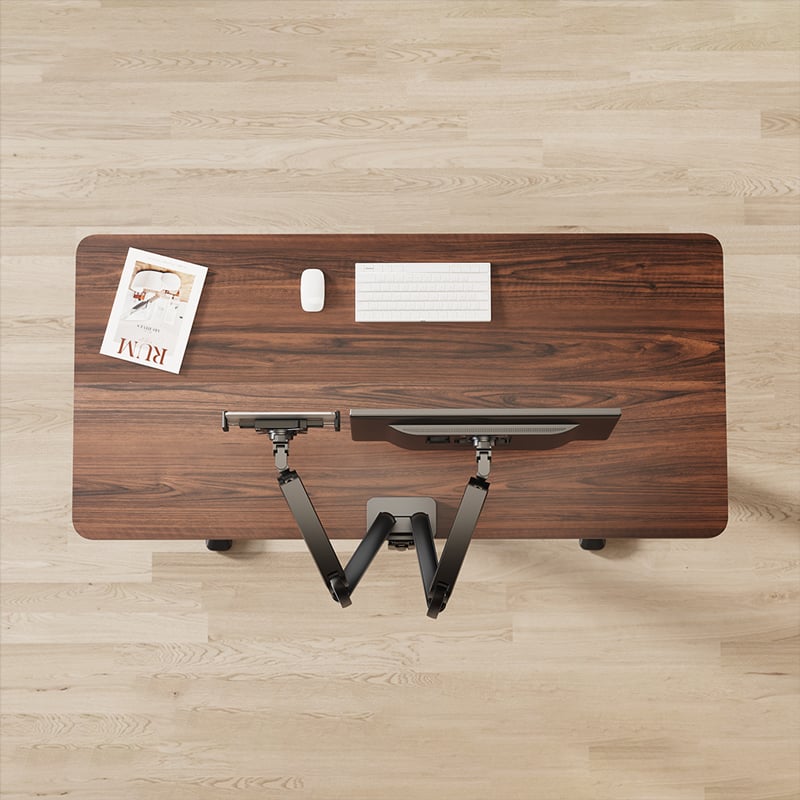 Supporto a Pinza VESA 75x75 per Smartphone e Tablet 4,7''-15'' 1kg max. Nero - Logilink ICA-LCD TABBK