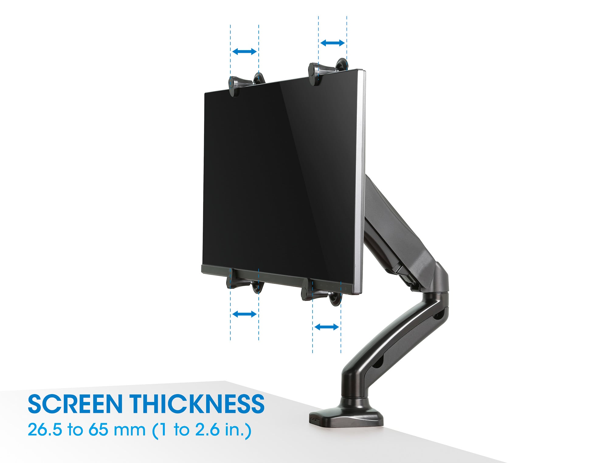 Kit Adattatore di Montaggio Non VESA per Monitor 13-27'' - Manhattan ICA-LCD VESA-M100MH
