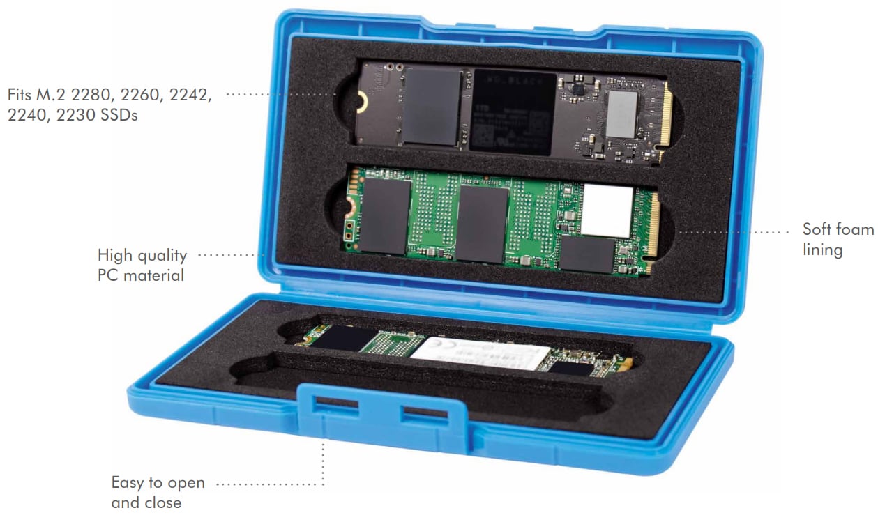 Scatola di Protezione SSD M.2 NGFF/NVMe - Logilink ICA-MEM-MVNE