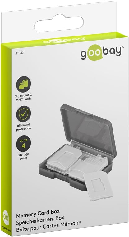 Custodia Memory Card SD - Goobay ICA-MEM-SD4
